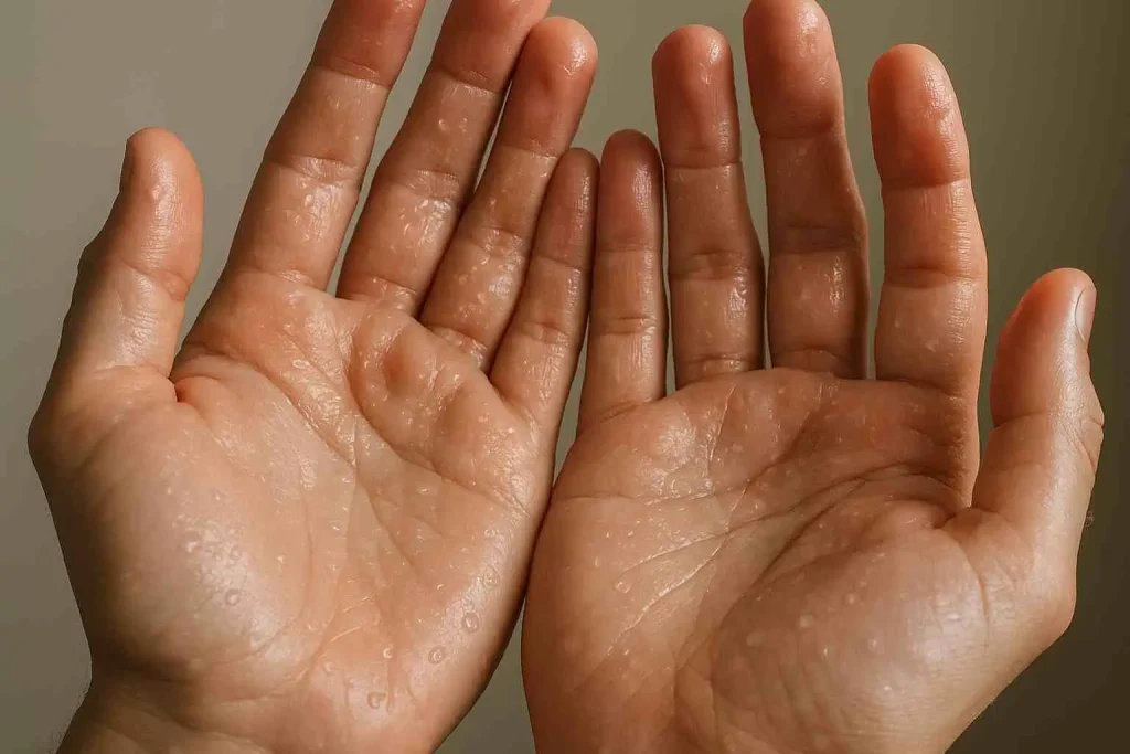 علاج تعرق اليدين والقدمين نهائياً